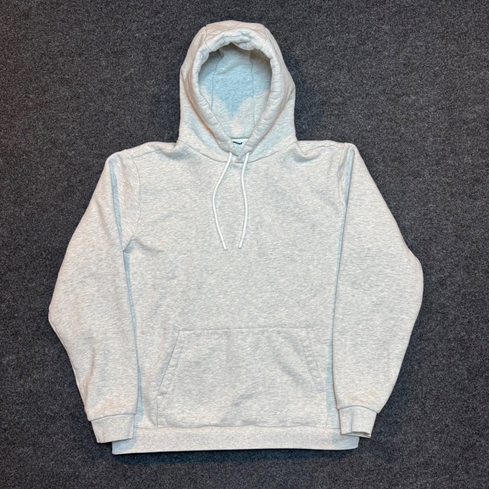 Banana Republic BR Standard Mens Gray Heather Pullover Hoodie Sweatshirt